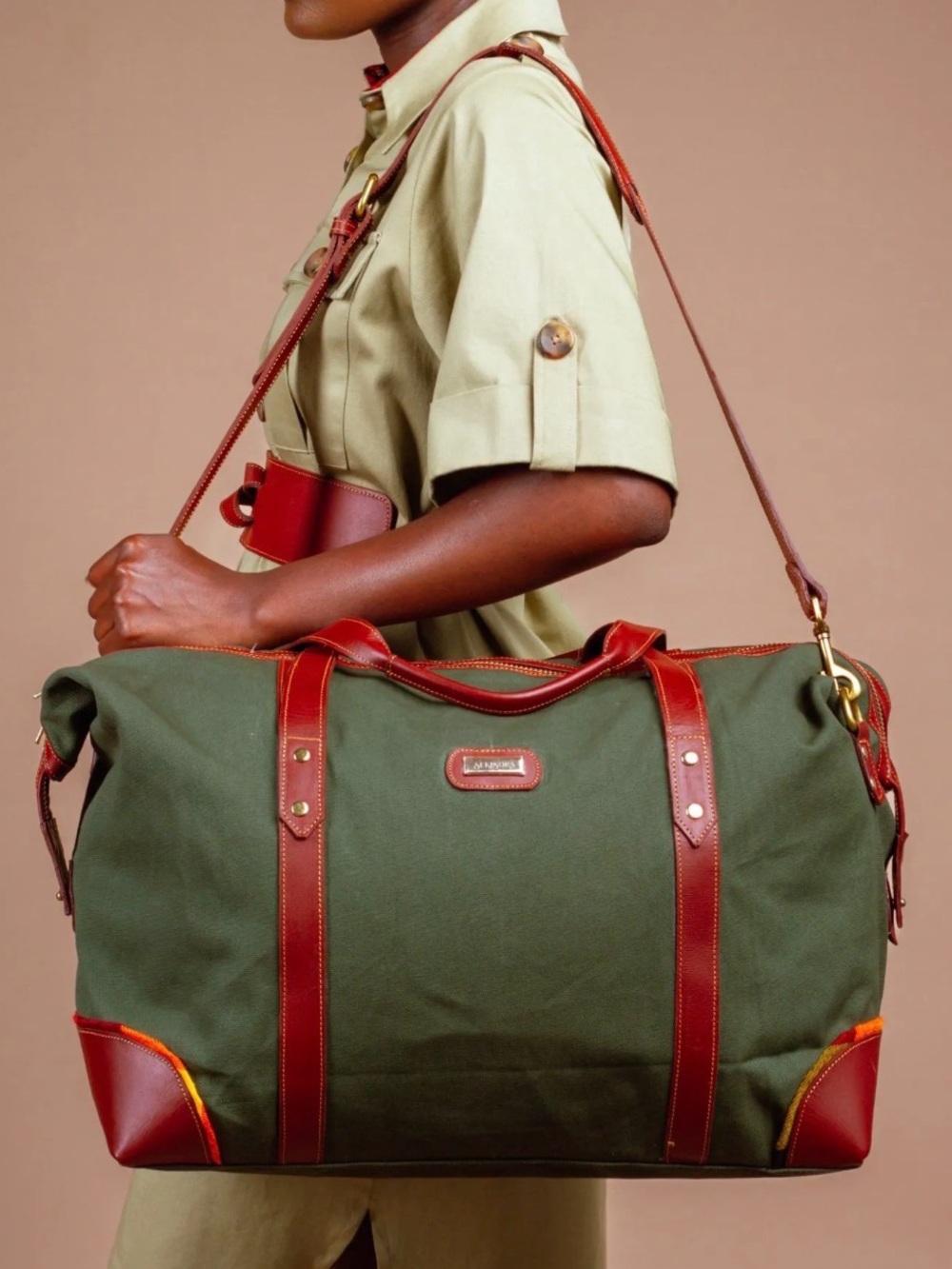 Sekisora “The Nomad” Duffle Handcrafted Shoulder Strap Canvas organic